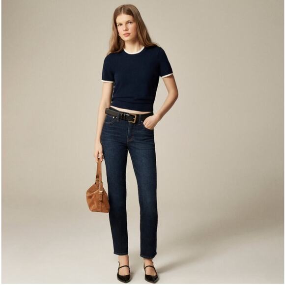 J. Crew Denim - J. Crew Jeans Womens 29 Blue Slim '03 Dark Wash 5 Pocket Mid Rise Penny Basil